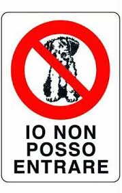 cartello cani